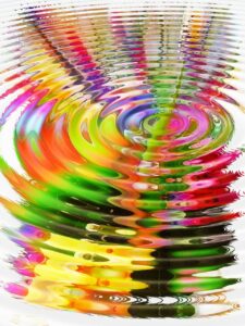 Rainbow Ripple effect